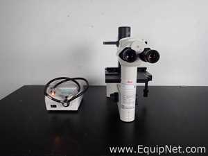 Leica DMIL LED Inverted Microscope with Extec High Intensity Fiber Optic Illuminator