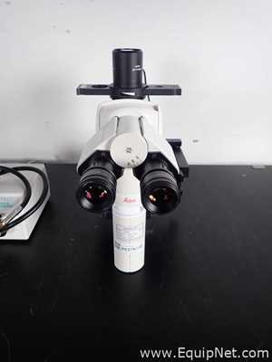 Leica DMIL LED Inverted Microscope with Extec High Intensity Fiber Optic Illuminator