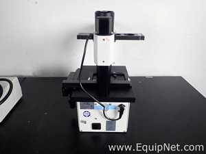 Leica DMIL LED Inverted Microscope with Extec High Intensity Fiber Optic Illuminator