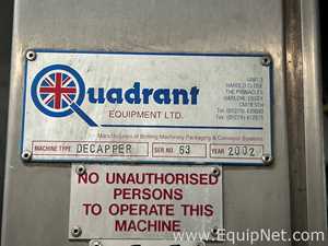 Línea de Lavadora de Botellas Quadrant Equipment LTD 800BPH  - 19ltr complete line