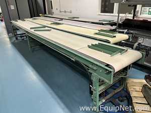 Lot of 6 Variable Speed Belt Conveyors