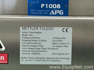 Mettler Toledo X53 Check Weigher