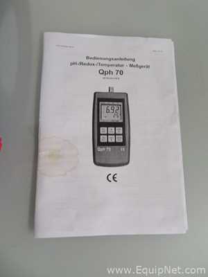 VWR Qph 70 pH Meter