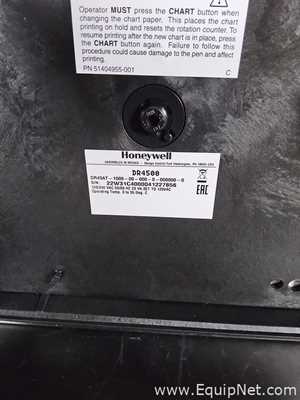 Línea de Registrador de Gráficos Honeywell DR4500. Sin usar