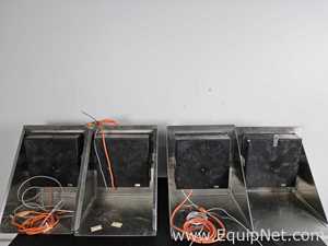 Lot of 5 Honeywell Truline DR4500 Chart Recorders
