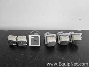 Lot of 3 Watson Marlow 313D Peristaltic Pumps with Spare Motor and 2 313X Extension Rollers
