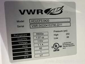 Lot Of 4 VWR HCUCFS-0420 Undercounter Freezers