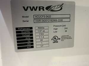 Lot Of 4 VWR HCUCFS-0420 Undercounter Freezers