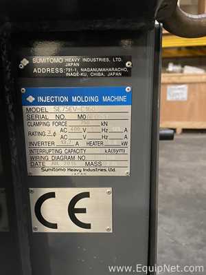 Unused Sumitomo SE75EV-C160 Injection Molding Machine