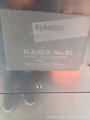 Máquina de Encapsulamento e Envase de Cápsulas Elanco 8S