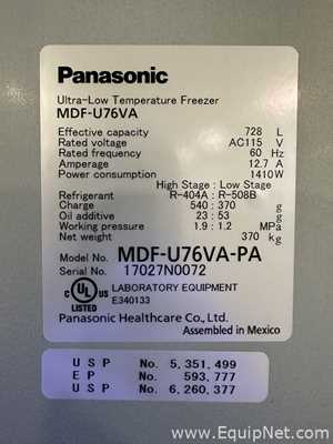 Congelador Panasonic MDF-U76VA
