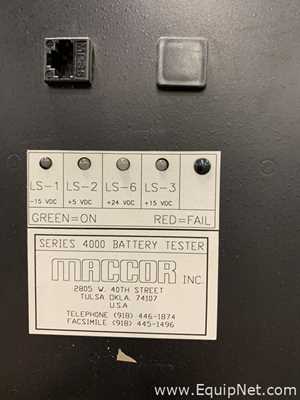 Maccor Series 4000 32 Channel Battery Test System