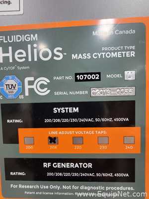 Citómetro Helios  Cytof 2