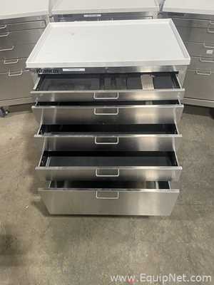 Lot of 4 Kennedy 5 Drawer Toolbox
