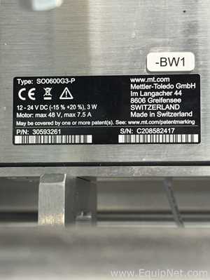 Mettler Toledo Garvens GmbH C3570 Check Weigher