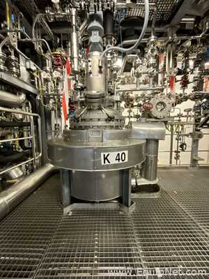Richard Stihler 225 Litre Stainless Steel Vacuum Rated Reactor with Ekato HWL2040N Ex Agitator