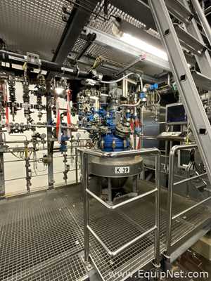 Pfaudler-Werke GmbH 100 Litre Glass Lined Jacketed Vacuum Rated Reactor