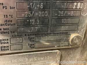 Pfaudler-Werke GmbH 100 Litre Glass Lined Jacketed Vacuum Rated Reactor