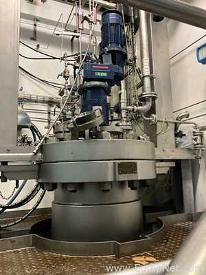 Giovanola 240 Litre Hastelloy Double Jacketed High Pressure Vacuum Rated Reactor with Ekato Agitator