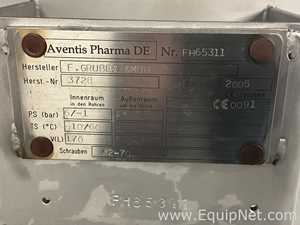 F. Gruber GmbH 170 Litre Stainless Steel Vacuum Rated Mixing Vessel