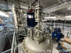 F. Gruber GmbH 170 Litre Stainless Steel Vacuum Rated Mixing Vessel