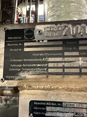 Columna de Procesos Schott Duran .  2750 Litros
