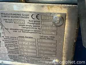Reactor Pfaudler-Werke GmbH Requisitos de aire 250 L.  250 Litros