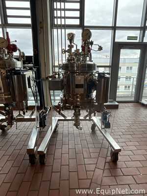 Seitz Schenk GmbH ESF600/125 125 Litre Hastelloy Mobile Vacuum Rated Jacketed Filter Vessel