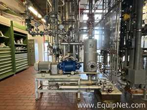 Siemens 2BE11510ZY8-2 Liquuid Ring Vacuum Pump and Condenser Skid