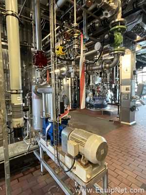 Siemens 2BE11510ZY8-2 Liquuid Ring Vacuum Pump and Condenser Skid