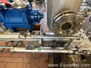 Siemens 2BE11510ZY8-2 Liquuid Ring Vacuum Pump and Condenser Skid