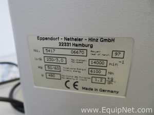 Centrífuga para laboratorio Eppendorf Centrifuge 5417C