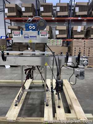 Marburg M-1250 GT2 Tamper Sleeve Applicator and Heat Shrink Tunnel