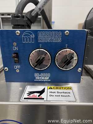Marburg M-1250 GT2 Tamper Sleeve Applicator and Heat Shrink Tunnel