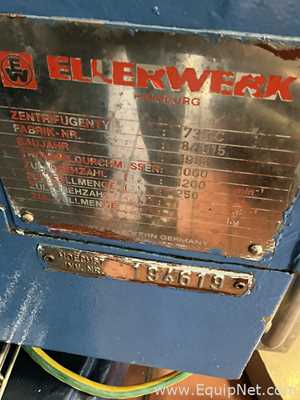 Centrífuga con Contenedores Ellerwerk 735C