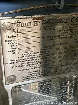 Reactor Pfaudler-Werke GmbH Requisitos de aire 100 L.  100 Litros