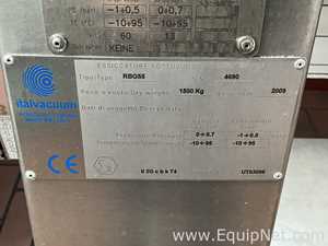 Secador Rotativo a Vácuo aço inox Italvacuum RBG55.  60 Litros