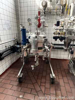 KHS EFA60/65HCW 112 Litre Hastelloy Mobile Vacuum Rated Jacketed Filter Vessel