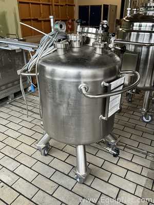 BIS Industrieservice Mitte GmbH 278 Litre Mobile Titanium Vacuum Rated Mixing Vessel