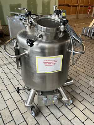 BIS Industrieservice Mitte GmbH 278 Litre Mobile Titanium Vacuum Rated Mixing Vessel