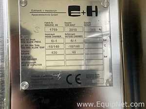 Recipiente Mezclador Acero inoxidable Eckhardt and Hadderich .  430 Litros