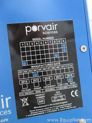 Evaporador Porvair Ultravap