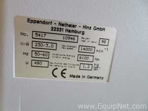 Centrífuga para laboratorio Eppendorf Centrifuge 5417C
