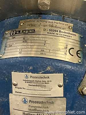 Bomba Centrífuga aço inox Hilge EURO-HYGIA