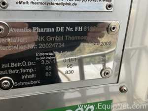 Estufa a Vácuo Pink GmbH VSD 850-550-120-10.  830 Litros