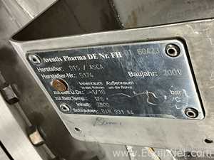 Recipiente de pressão aço inox DTS .  2800 Litros
