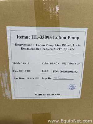 Lot Of Approx 16.000 Black Lotion Bottle Pumps