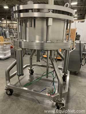 Columna de Cromatografía Acero inoxidable Mann Welding 80 Gallon.  80 Galones