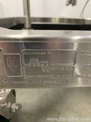 Columna de Cromatografía Acero inoxidable Mann Welding 80 Gallon.  80 Galones