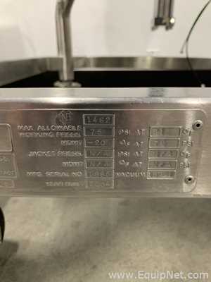 Columna de Cromatografía Acero inoxidable Mann Welding 80 Gallon.  80 Galones
